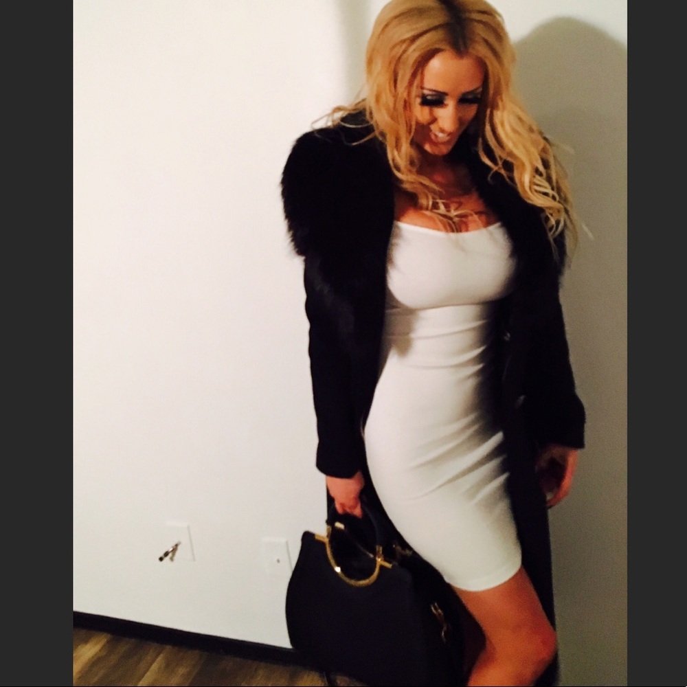 CALVIN KLEIN LONG WOOL COAT